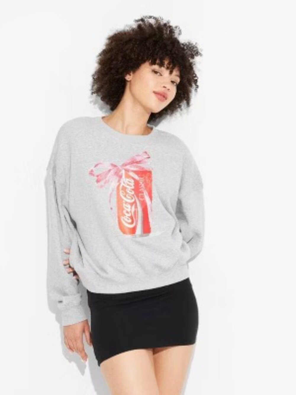 Target x Coca Cola Bow Crew Sweater XS
